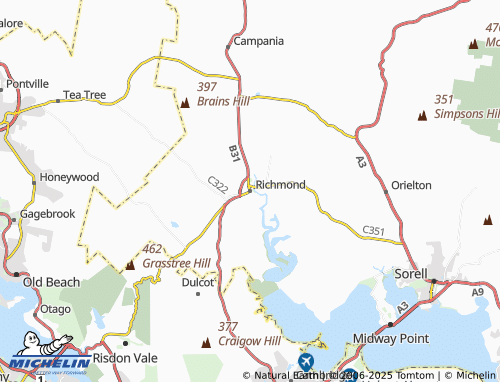 MICHELIN Richmond map - ViaMichelin