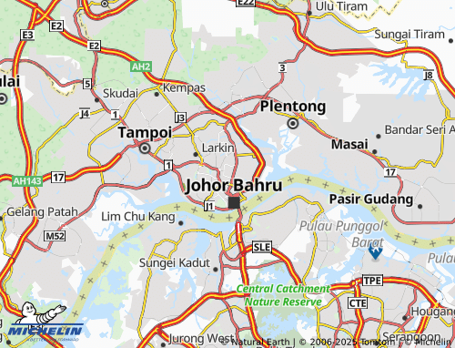 MICHELIN Taman Century map - ViaMichelin