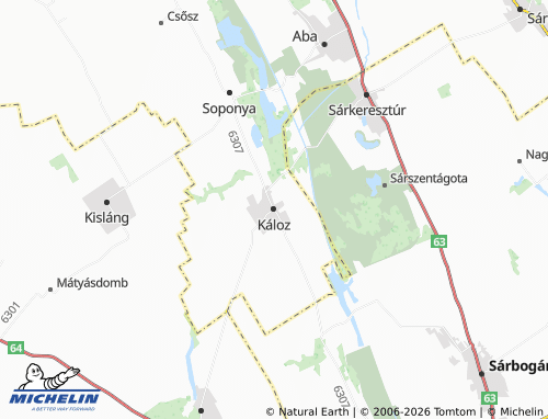 Mapa MICHELIN Káloz - ViaMichelin