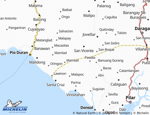 MICHELIN Sinagaran map - ViaMichelin
