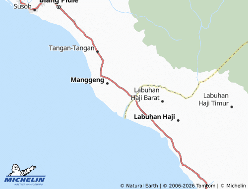 MICHELIN-Landkarte Lembah Sabil - ViaMichelin