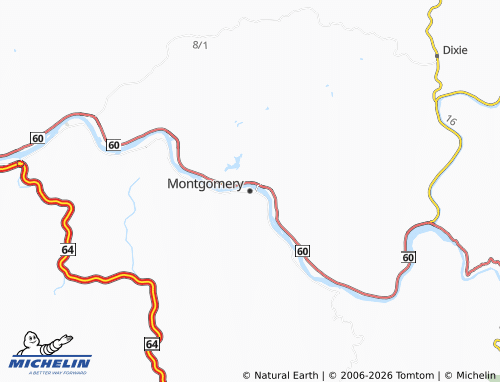 Carte MICHELIN Montgomery - ViaMichelin