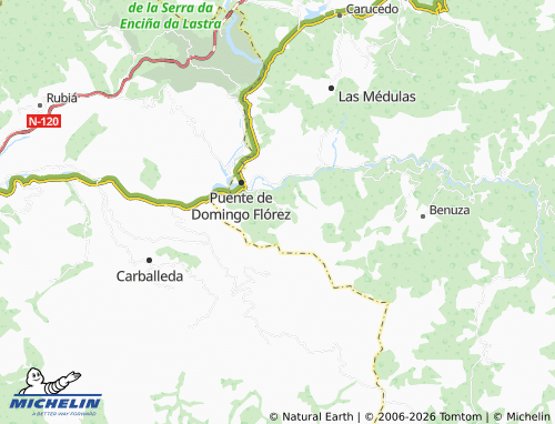 MICHELIN-Landkarte San Pedro de Trones - ViaMichelin