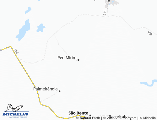 Carte MICHELIN Peri Mirim - ViaMichelin