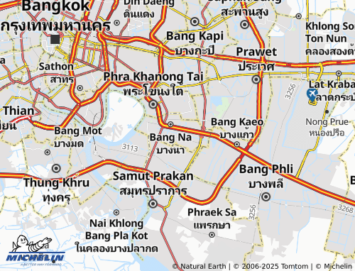 MICHELIN Bang Na Tai map - ViaMichelin