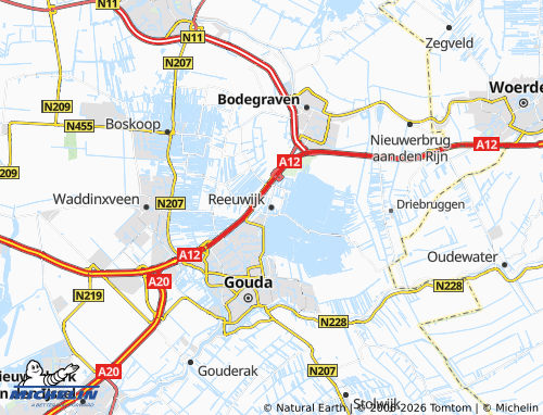MICHELIN Reeuwijk map - ViaMichelin