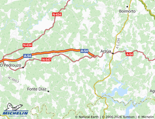 MICHELIN O Outeiro map - ViaMichelin