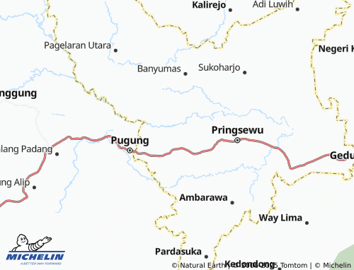 MICHELIN Pamenang map - ViaMichelin