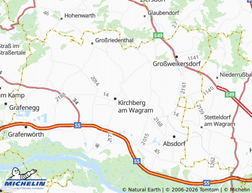 MICHELIN Mitterstockstall map - ViaMichelin