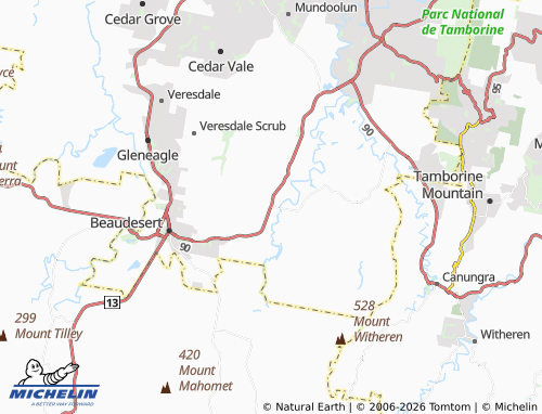 MICHELIN Tabragalba map - ViaMichelin
