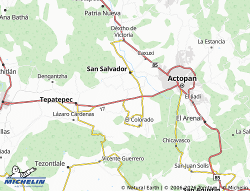MICHELIN El Calero map - ViaMichelin