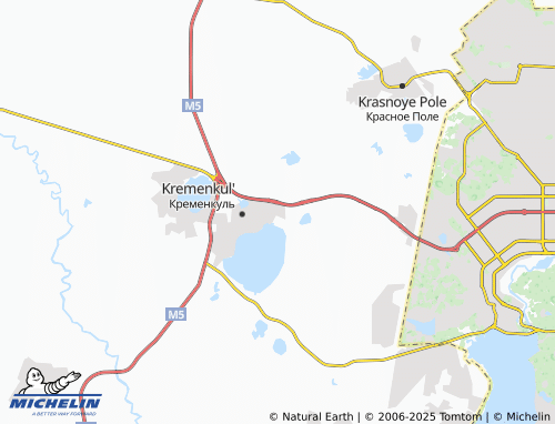 MICHELIN Novyy Kremenkul' map - ViaMichelin