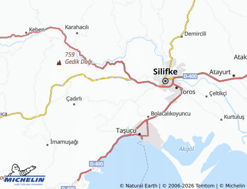 Mappa MICHELIN Bahçederesi - ViaMichelin