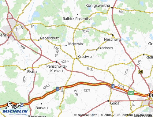 MICHELIN Crostwitz map - ViaMichelin