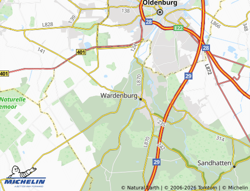 MICHELIN Oberlethe map - ViaMichelin