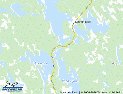 MICHELIN Kannonsaha map - ViaMichelin