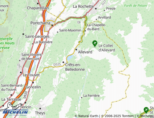 MICHELIN Montouvrard map - ViaMichelin