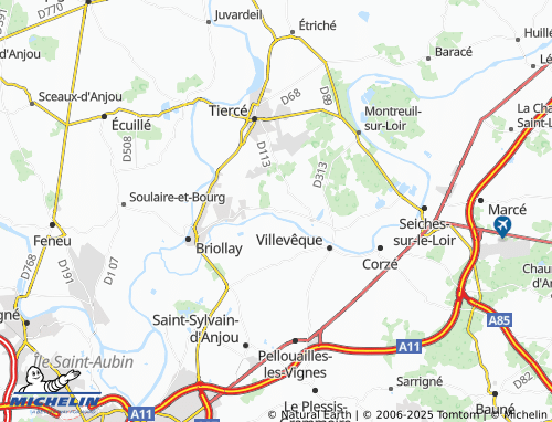 MICHELIN-Landkarte La Roche Foulques - ViaMichelin