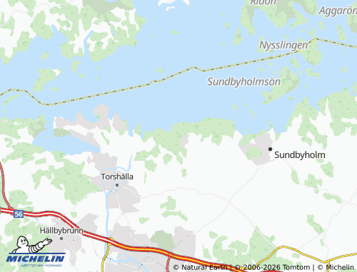 Mappa MICHELIN Grundby Sand - ViaMichelin