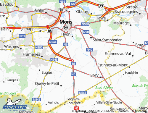 MICHELIN-Landkarte Nouvelles - ViaMichelin