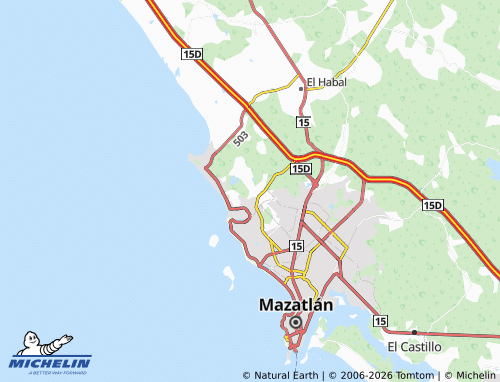 MICHELIN Arroyos de La Marina map - ViaMichelin