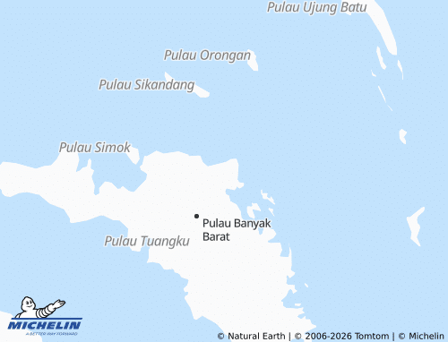 Mapa MICHELIN Ujung Sialit - ViaMichelin