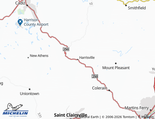 Mappa MICHELIN Harrisville - ViaMichelin