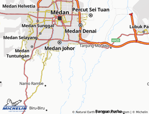 MICHELIN Patumbak map - ViaMichelin