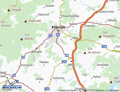 Mapa MICHELIN Brod - ViaMichelin