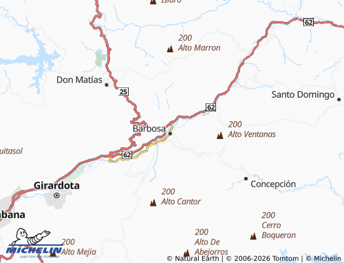 Carte MICHELIN Pepe Sierra I - ViaMichelin