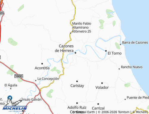 Mapa MICHELIN Barrio del Huarache - ViaMichelin