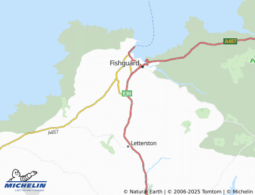 MICHELIN Scleddau map - ViaMichelin