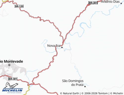 MICHELIN Nova Era map - ViaMichelin