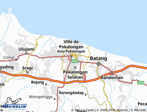 MICHELIN Bendan Kergon map - ViaMichelin