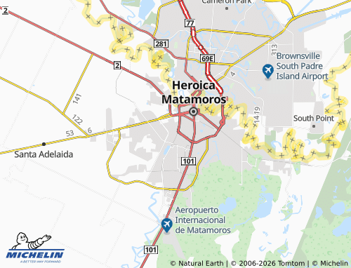 Mapa MICHELIN Acuario 2001 - ViaMichelin
