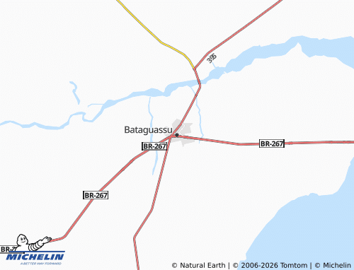 MICHELIN Bataguassu map - ViaMichelin