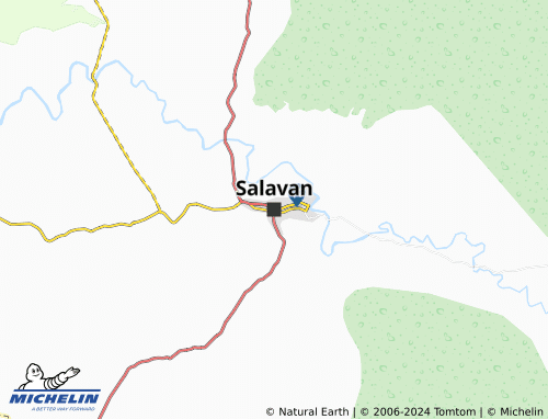 MICHELIN Salavan map - ViaMichelin