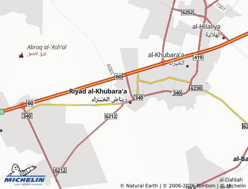 MICHELIN-Landkarte al-Jabaliyyah - ViaMichelin