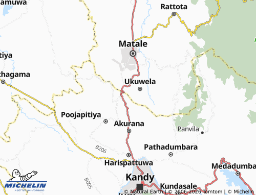 MICHELIN Balakaduwa map - ViaMichelin