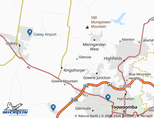 Mapa MICHELIN Glencoe - ViaMichelin