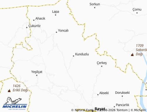 MICHELIN Kunduzlu map - ViaMichelin