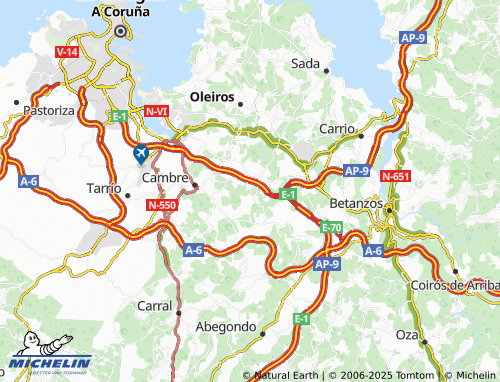 MICHELIN-Landkarte Canal - ViaMichelin