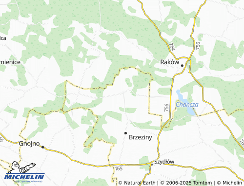 MICHELIN Potok map - ViaMichelin