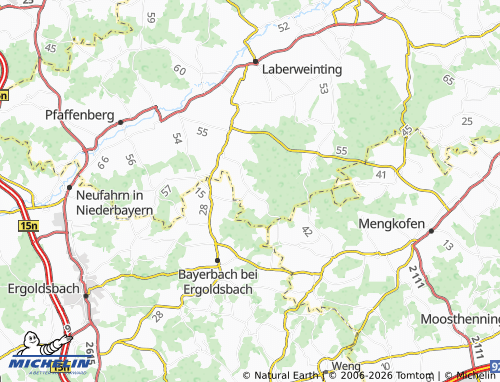 MICHELIN Asbach map - ViaMichelin