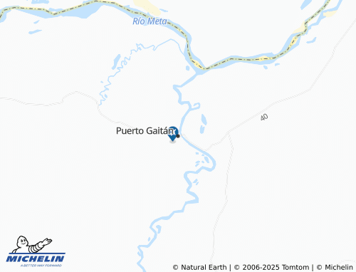 MICHELIN Puerto Gaitán map - ViaMichelin
