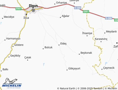 MICHELIN Eldeş map - ViaMichelin