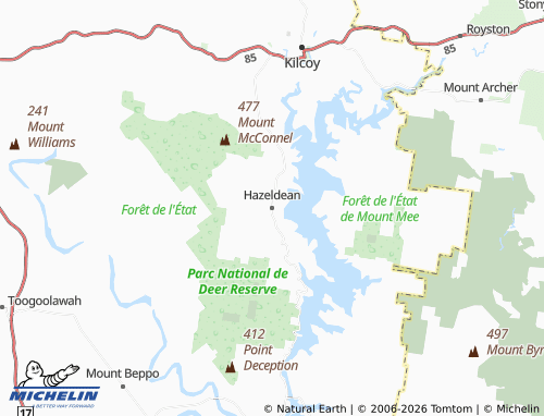 Mapa MICHELIN Hazeldean - ViaMichelin