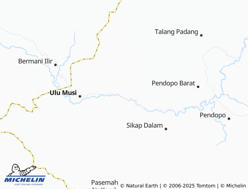 MICHELIN Muara Betung map - ViaMichelin