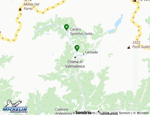 Mapa MICHELIN Chiesa in Valmalenco - ViaMichelin