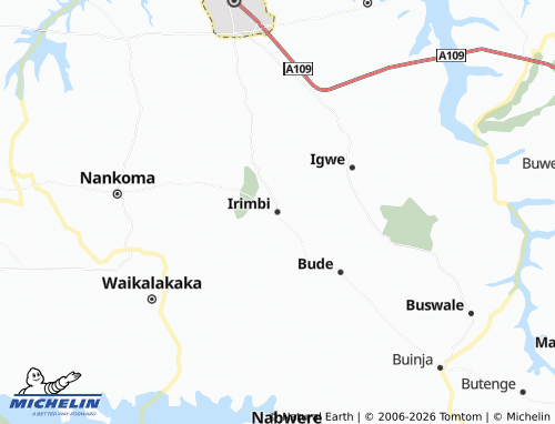MICHELIN Irimbi map - ViaMichelin